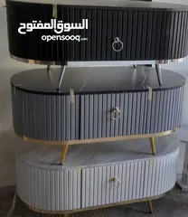  28 طاولات وسط خشب 18م الون حسب الطلب مكون من ثلاث قطع تفصيل حسب الطلب والمقاس