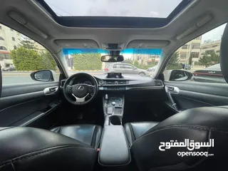  6 (لكزس ct 200) 2016 فل كامل ممشى قليل لون ابيض لؤلؤي