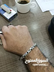  1 إسواره فضه اصلي 925