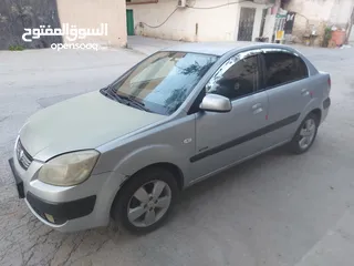  5 كيا برايد جولد 2008 لون silver