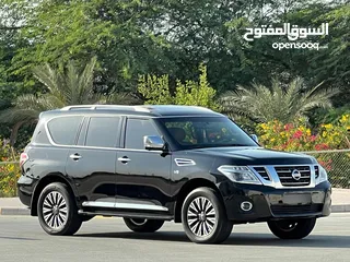  7 Nissan patrol PLATINUM V8 model 2014 FORSALE