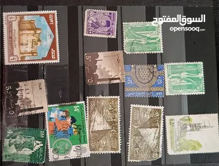  2 طوابع اصلية من كل بلدان العالم للبيع المستعجل الطابع ب دينار
