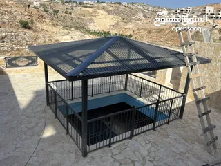  23 حديد دربزينات بوابات حمايات درج معادن ابواب لحام