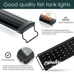  4 AQQA fish tank light,  إنارة حوض سمك نهري و نباتي