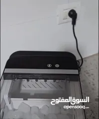  3 جهاز صانع الثلج السريع الاصلي الحجم الكبير ماركة كريستال العالمية CRYSTELS انتاج 16 كلو  ثلج