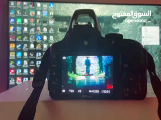  12 نيكون 3300d حال الوكاله  شتر قليل  عدسه 18/55 ستراب  وصلات  ترايبود  شاحن  بطاريه