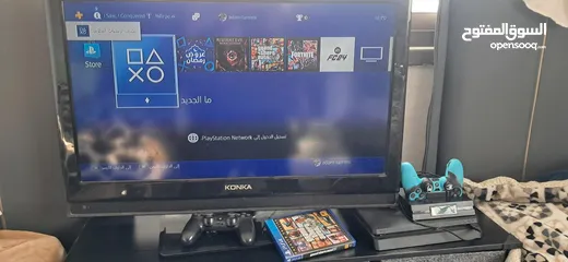  1 Playstation 4 مستعمل للبيع