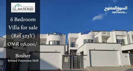  1 Stunning 6 BR villa for sale in Bosher Ref: 523Y