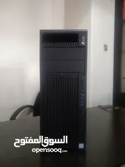  1 جهاز كمبيوتر HP Z440 بمواصفات قويه لاعمال الجرافيك القويه