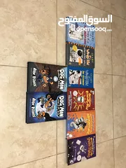  1 Diary of a Wimpy Kid, Diary of an Awesome Friendly Kid and Dog Man Books