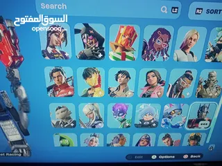  5 حساب فورت نايت للبيع بسعر جيد ومع باتل باس وسكنات كرو