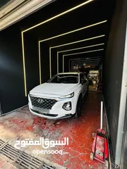 6 هونداي سنتافي 2018 فل بدون فتحة ترخيص وتأمين طويل