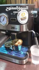  2 ماكينة قهوة إسبريسو DSP احترافية – أداء قوي وطعم مقاهي ماركة DSP الأصلية ضغط حقيقي 20 بار لاستخلاص .