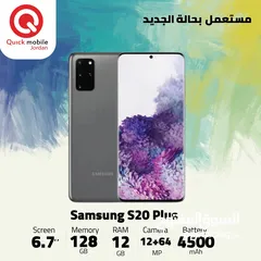  1 SAMSUNG S20 PLUS ( 128 GB ) / 12 RAM USED /// سامسونج اس 20 بلس مستعمل بحاله الوكاله