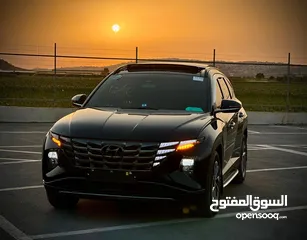  2 هونداي توسان/2022 فل الفل فتحة سقف بانوراما  2x4 ///240Hp بنزين + كهرباء  ( Haybrid) 1600cc