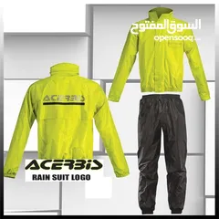  1 بدلة مطرية Acerbis اسربس مقاس لارج large