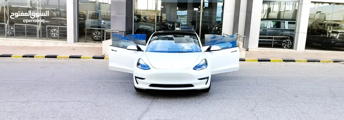  3 تيسلا 2022 فحص كامل +B اوتوسكور بدون ملاحظات بودي -كرت ابيض-بحالة الوكالة لون مميز بسعر لقطة ومحرووق
