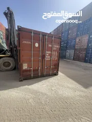  16 حاويات(‏container)20 +40 قدم للبيع مجمرك  وغير مجمرك و عالي وستاندر وحاويات مبردة ******************