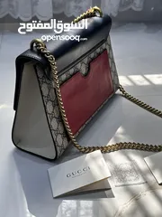 3 Gucci Small Padlock Shoulder Bag in GG Supreme Canvas & Leat...