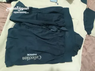  3 بدلة رياضية رجالية لون اسود وكابتشينو نخب اول صيني الصناعة مقاس(52) 2XL جديدة