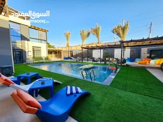  18 مزرعة وشاليه فاخر 5 نجوم للأيجار اليومي في البحر الميت