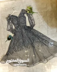  2 فستان سهرة مميز من تنفيذ نوفتيه الفرقد - جودة عالية وتصميم متقن سايز 46