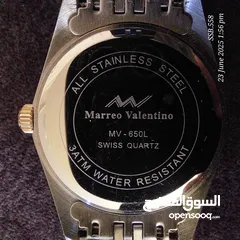 2 ساعة يد نسائي نوع marreo Valentino جديدة  كاملة مع العلبة