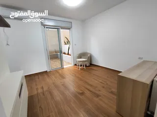  15 شقة جديدة مفروشة مع حديقة للإيجار – عين منجد  شارع إسكان المهندسين