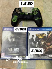  1 لعبتين بلايستيشن 4 و كڤر لقير بلايستيشن 5  Two PS4 and Cover Control PS5 games