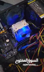  3 جهاز i7 8700 ram16ddr4  مبرد انتك  باور انتك 600w لوحهB360Hdm  m.2.256 HDD500g