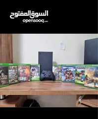  1 اكس بوكس سيريس اكس وكالة مع 8 سيديات