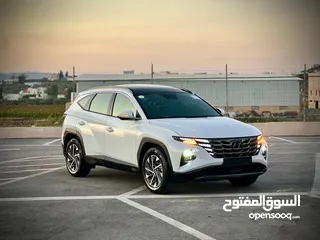  8 هونداي توسان 2023/ فل الفل فتحة سقف بانوراما  2x4 ///240Hp بنزين + كهرباء  ( Haybrid) 1600cc