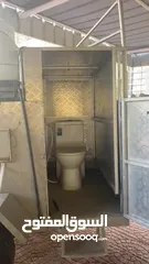  6 حمام متنقل مع صندوق اغراض