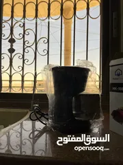  4 ماكنه قهوه جديد غير مستعمل بالكرتونة