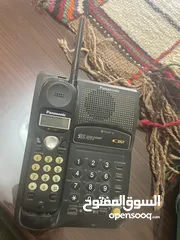  1 هاتف ارضي لاسلكي بحالة ممتازة