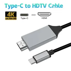  1 كابل HDMI إلى Type c للجوال