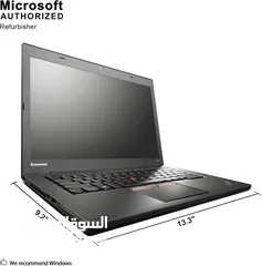  12 لابتوب Lenovo ThinkPad T450S - Intel Core i7-5600U 20GB DDR4, Windows 10, 256Gb SSD شبه جديد