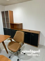  13 اساس مكتبي فاخر جديد (مستعمل شهرين فقط )Basic luxury office, used for only two months, in Ghubrah