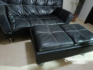  6 صوفا بيد كنباي مع بفه وتفتح ال سرير