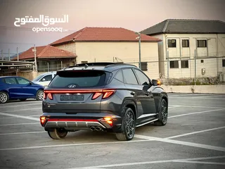  10 هونداي توسان N-Line /2022  فل الفل فتحة سقف بانوراما  فل مسكر
