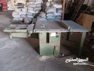  6 منشار خشب ايطالي وصنية قص سورية وماكنة فرمايكا