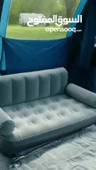  5 هذا كرسي قابل للنفخ يمكن استخدامه كسرير مفرد. This inflatable chair can be used as a single bed.