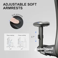  5 تصميم مريح】يوفر الكرسي المريح 4 نقاط دعم (الرأس/الظهر/الورك/اليدين) ودعم أسفل الظهر المناسب. تصمم SI
