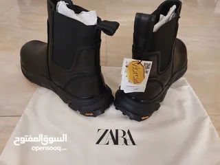  10 ZARA BLACK ANKLE BOOTS 2024 NEW.
