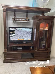  5 بوفيه تلفزيون امريكي مكتبة +تسريحة لغرف النوم (بناتي - ولادي)