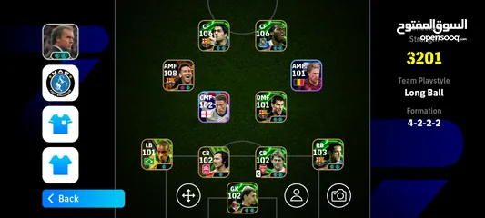  2 حساب بيس موبايل efootball ماكس قوي قابل للتفاوض