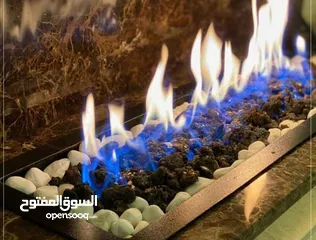  1 جهاز فيربليس غاز داخلي وخارجي يعمل على الغاز