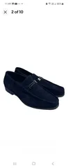  1 Stacy Adams Navy Blue Leather Suede