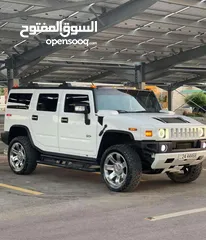  1 سيارة Hummer لإيجار الاعراس شامل السائق والزينة