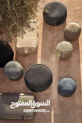  7 أثاث حدائق وكافيه مقاعد جلوس جديدة للبيع  كنب Bean bag & footrest  جودة ممتازة تصميم عصري
